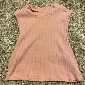 Sleeveless crop top
